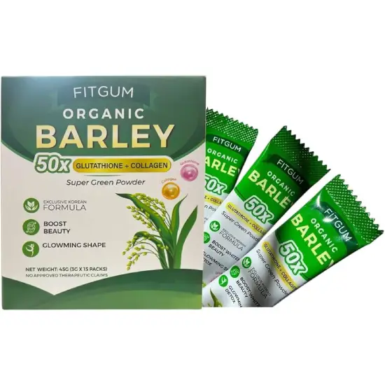 Fitgum Organic Barley Green Powder Drink 2