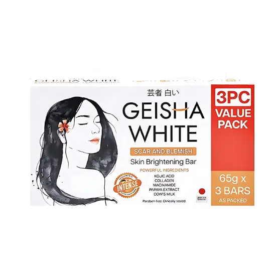 Geisha White Soap (3×1) - Image 2