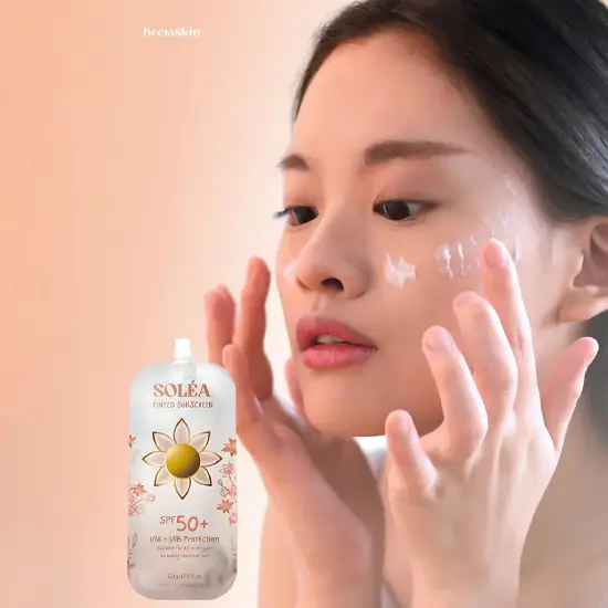 Heera Skin Solea Tinted Sunscreen SPF 50+ - Image 2